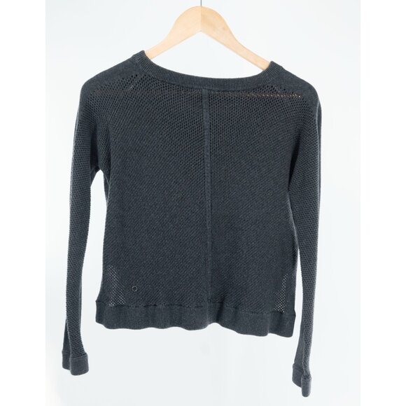 Lululemon Bhakti Life Sweater Heathered Black/ Gray | 4 - Picture 6 of 13